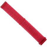 For Fitbit Versa / Versa 2 Nylon Watchband with Hook and Loop Fastener(Red)