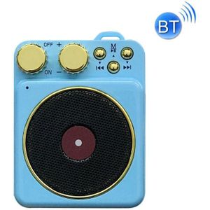 T10 Wireless Smart Radio Bass Card Mobile Phone Mini Speaker(Blue)