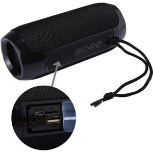 TG117 Portable Bluetooth Stereo Speaker  with Built-in MIC  Support Hands-free Calls & TF Card & AUX IN & FM  Bluetooth Distance: 10m(Black)