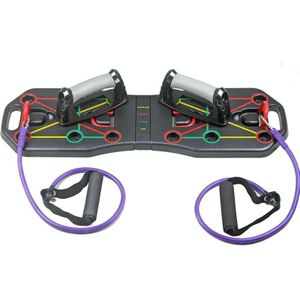 Push-Up Bracket Home Chest Muscle Training Aid Multi-Function Push-Up Board Fitness Equipment  Style:With Drawstring
