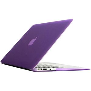 Frosted Hard Plastic Protection Case for Macbook Air 11.6 inch(Purple)