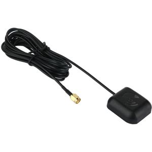 Vehicle GPS Antenna Active Receiver Magnetic Base Mount Adapter Aerial SMA Male Connector  Cable Length: 3m
