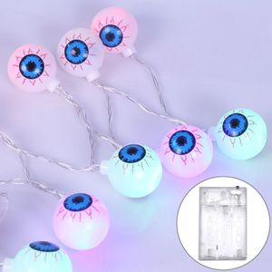 2.5m Ghost Eyes Design Halloween Series LED String Light  20 LEDs 3 x AA Batteries Box Operated Party Props Fairy Decoration Night Lamp