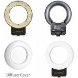 LUXCeO P01 3000K-6000K Ring Light On-camera Light Selfie Soft Light Video Photography Studio Light(Black)