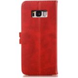 Leather Protective Case For Galaxy S8(Red)