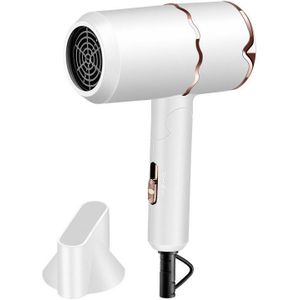 Protheus FL-8128 Household Folding Blue Light Anion Negative Ion Hot And Cold Air Hair Dryer  CN Plug(White)