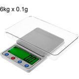 MH-885 6Kg x 0.1g High Accuracy Digital Electronic Portable Kitchen Scale Balance Device with 4.5 inch LCD Screen