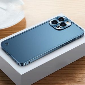 Metalen frame Frosted Case voor iPhone 12 Pro