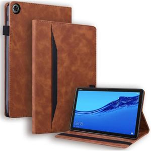 For Honor Pad 5 8 / Huawei MediaPad M5 Lite 8.0 inch Business Shockproof Horizontal Flip Leather Case with Holder & Card Slots & Photo Frame & Pen Slot & Sleep / Wake-up Function(Brown)