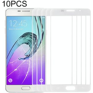 10 PCS Front Screen Outer Glass Lens for Samsung Galaxy A5 (2016) / A510 (White)