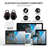 BTH-V5 DSP Noise Reduction Earbuds Sports Wireless Bluetooth V5.0  Headset with Charging Case  Compatible with iPhone and Android(Black)