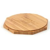 5V 1A Output Qi Standard Octagon Shape Bamboo Wireless Charger  Support QI Standard Phones  For iPhone X & 8 & 8 Plus  Galaxy S8 & S8+  LG G3 & G2 & G10  Nokia Lumia 820  Google Nexus 6 & 5 & 4 and Other QI Standard Smartphones