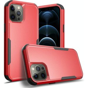 TPU + PC schokbestendige beschermhoes voor iPhone 11 Pro (rood + zwart)