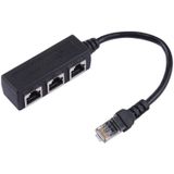 1 to 3 Socket LAN Ethernet Network RJ45 Plug Splitter Extender