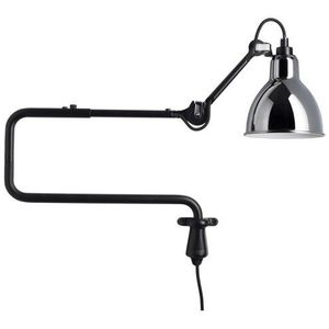 Classic Adjustable Modern Industrial Long Swing Arm Wall Lamp with LED Light Source(Chrome)