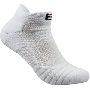 3 Pairs Men Outdoor Running Basketball Socks Boat Socks(White)