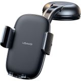 USAMS ZJ063 Car Center Console Retractable Phone Holder for 4.7-7.2 inch Mobile Phones (Black)
