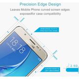 50 PCS HAWEEL 0.26mm 9H+ Surface Hardness 2.5D Explosion-proof Tempered Glass Film for Galaxy J7 / J700