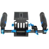 YELANGU YLG0102A-A01 Dual Handle Shoulder Mount Support Kit DSLR Rig(Black)