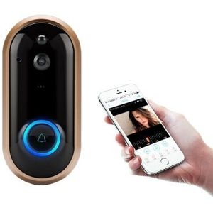 1080P Smart WiFi Doorbell Intercom Video Ring IR Entry Door Alert Wireless Security Chime Door Cam Alarm with Camera