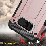 For Galaxy S8 Rugged Armor TPU + PC Combination Case(Rose Gold)