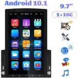 9.7 inch Vertical Screen HD 2.5D Glass Car MP5 Player Android Navigation All-in-one Machine  Specification:Standard+12 Lights Camera