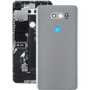 Battery Back Cover with Camera Lens for LG V30 / VS996 / LS998U / H933 / LS998U / H930(Silver)