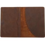 K018 Vintage Leather Passport Holder(Wipe Blue)