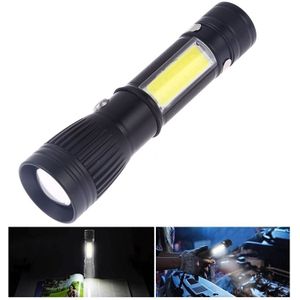 W545 Portable USB Charging LED Electric Torch Flashlight