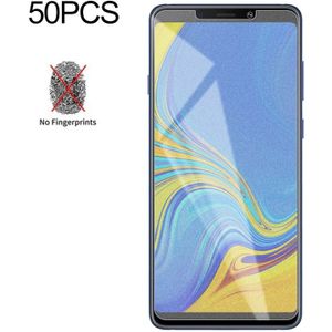 50 PCS Non-Full Matte Frosted Tempered Glass Film for Galaxy A9 (2018) / A9s  No Retail Package