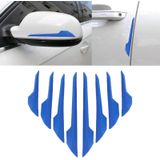 8 PCS Car Vehicle Door Side Guard Anti Crash Strip Exterior Avoid Bumps Collsion Impact Protector Sticker(Blue)