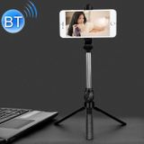 XT10 Multi-function Mobile Live Broadcast Bluetooth Self-timer Pole Tripod (Black)