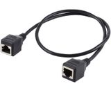 RJ45 Female to Female Ethernet LAN Network Extension Cable Cord  Cable Length: 60cm