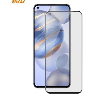 For Huawei Honor 30 ENKAY Hat-Prince 0.26mm 9H 6D Privacy Anti-spy Full Screen Tempered Glass Film