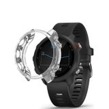 For Garmin Forerunner 245 TPU Translucent Watch Case(Gray)