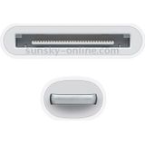 8 Pin to 30pin Adapter  For iPhone 6 & 6 Plus  iPhone 5 / 5S /5C  iPad mini / mini 2 Retina  iPod touch 5  iPad 4  iPod Nano 7(White)