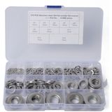 275 PCS Round Shape Stainless Steel Flat Washer Assorted Kit M2-M16 for Car / Boat / Home Appliance