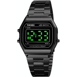 SKMEI 1646 LED Digital Display Luminous Electronic Watch(Black)