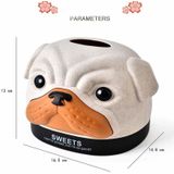 2 PCS Creative Wheat Bobbi Dog Tissue Box Living Room Bedroom Desktop Pompen Paper Roll Paper Storage Box (Groen)