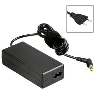 EU Plug AC Adapter 19V 4.74A 90W for Asus Notebook  Output Tips: 5.5x2.5mm(Black)