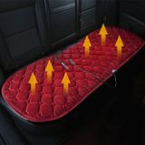 Car 12V Rear Seat Heater Cushion Warmer Cover Winter Heated Warm (Red)