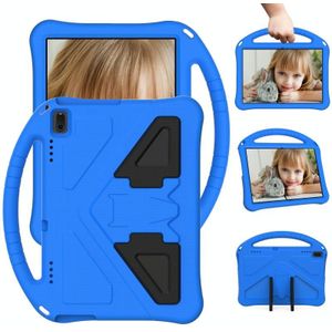 For Lenovo Tab 4 10 Plus TB-X704F/N/L/V EVA Flat Anti Falling Protective Case Shell with Holder(Blue)