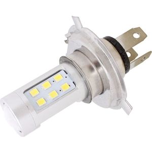 H4 4.2W 630LM White Light 21 LED 2835 SMD Car Headlamp Bulb  Constant Current  DC 12-24V