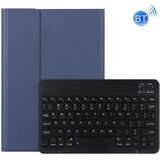 DY-M10ReL 2 in 1 Removable Bluetooth Keyboard + Protective Leather Case with Holder for Lenovo Tab M10 FHD REL(Blue)