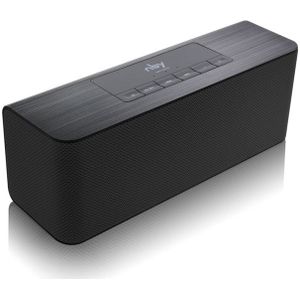 NBY 5540 Bluetooth Speaker Portable Wireless Speaker High-definition Dual Speakers with Mic TF Card Loudspeakers MP3 Player(Black)