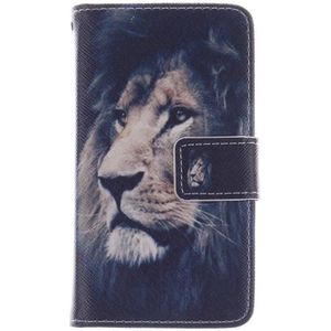 Lion Pattern Double print Leather Case with Holder & Card Slot & Wallet for Nokia Lumia 530
