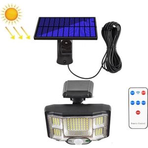 TG-TY085 Solar Outdoor Human Body Induction Wall Light Household Garden Waterproof Street Light wIth Remote Control  Spec:  96 LED Separated