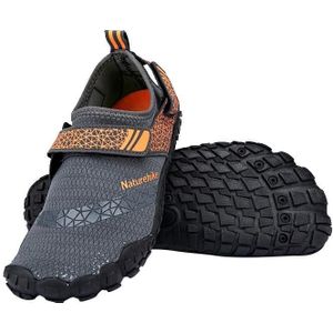 Naturehike NH20FS022 Rubberzol snel drogen strandschoenen  maat: m (grijs+oranje)