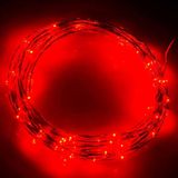 10m 5V 6W 500LM LED Silver String Light  Red Light  USB Powered SMD-0603 Festival Lamp / Decoration Light Strip