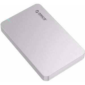 ORICO 2569S3 USB3.0 Mirco-B External Hard Disk Box Storage Case for 9.5mm 2.5 inch SATA HDD / SSD(Silver)